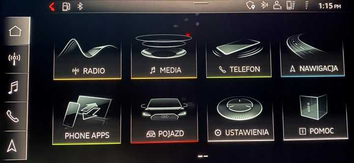 AUDI Q8 MH2P polskie menu lektor mapa radio USA na EU