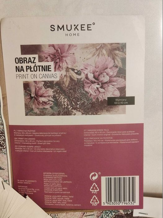 Nowy obraz Smukee Home 60x40cm