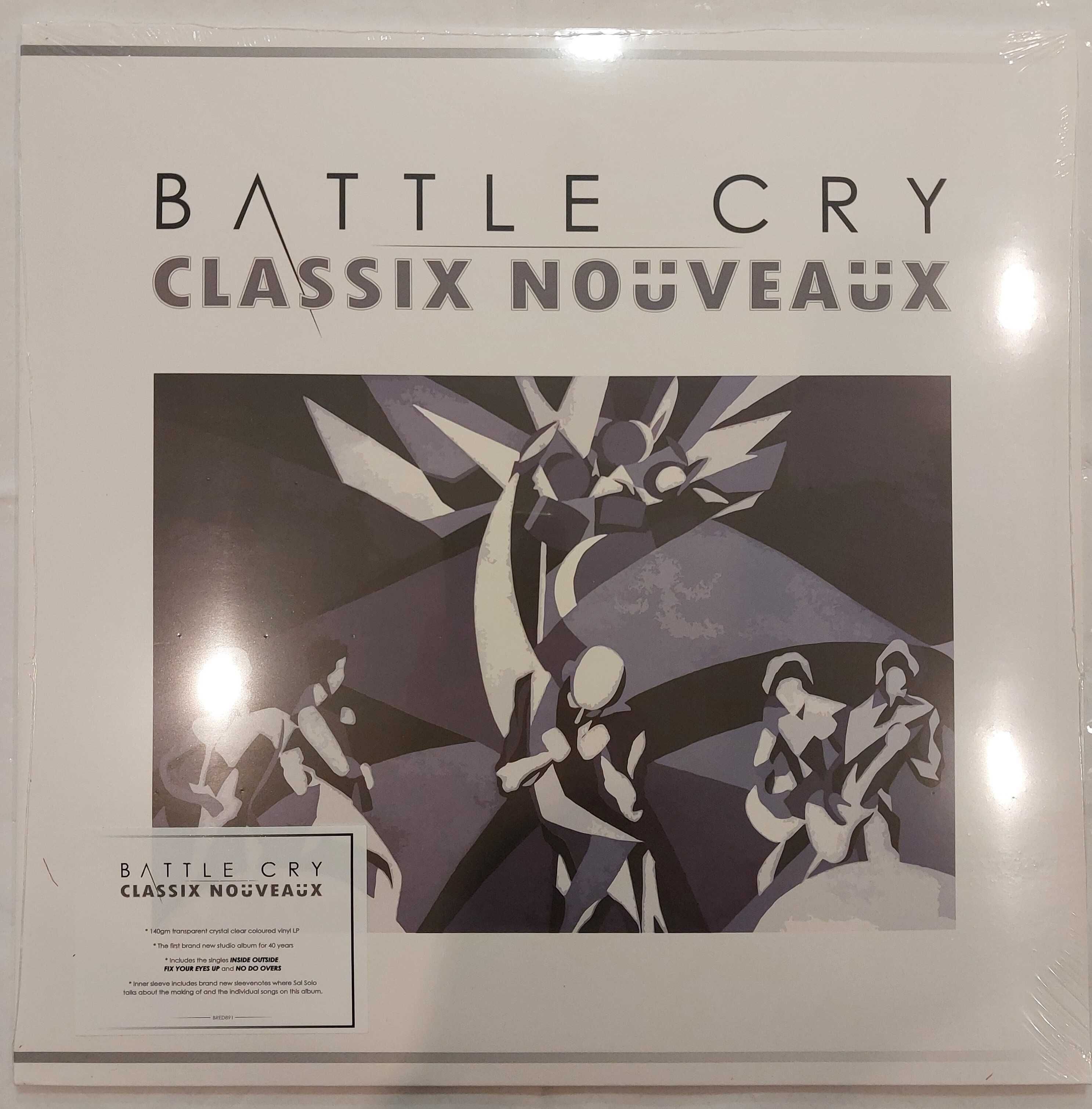 Classix Nouveaux Battle Cry Winyl nowa w folii Transparent coloured