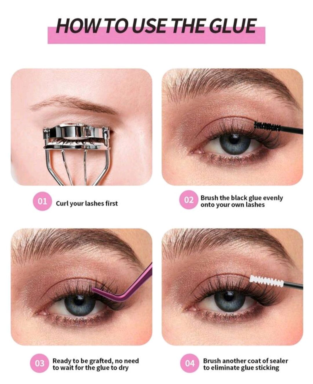 Nowy klej do rzęs Bond+Seal cluster lash bonding lash