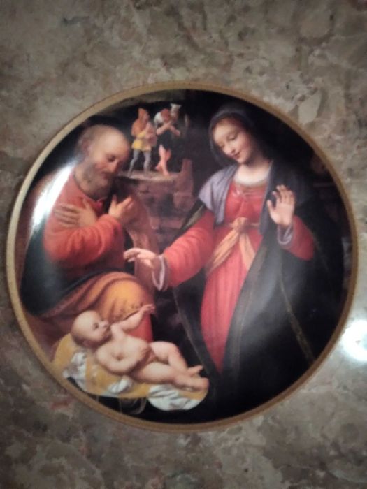 Prato de Natal de colecção PORCEL ano 1999