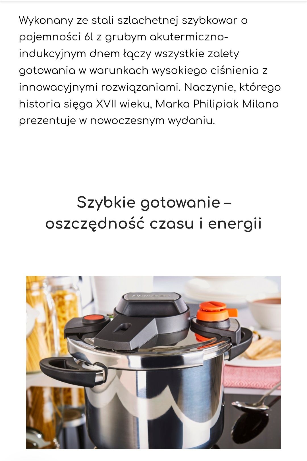 Nowy szybkowar Philipiak