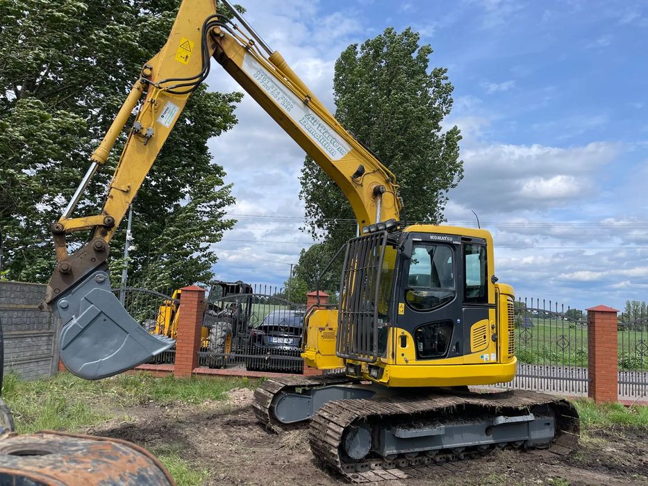 Komatsu Koparka Gąsiennicowa PC138US-11 Rok 2016 Klimatyzacja jcb doosan volvo 14 ton  W pełni sprawna Gotowa do pracy Joystick Kamera Oryginał 5400 MTG