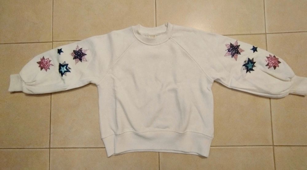 Sweat Branca da Zara - 8 anos