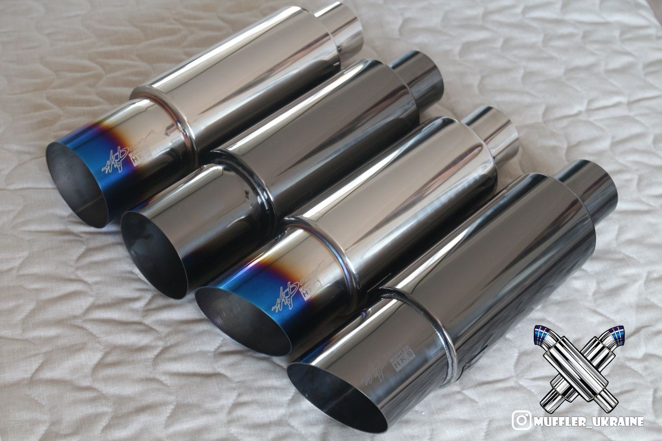 Глушитель прямоток HKS HI Power Muffler банка(Kakimoto прямоток racing