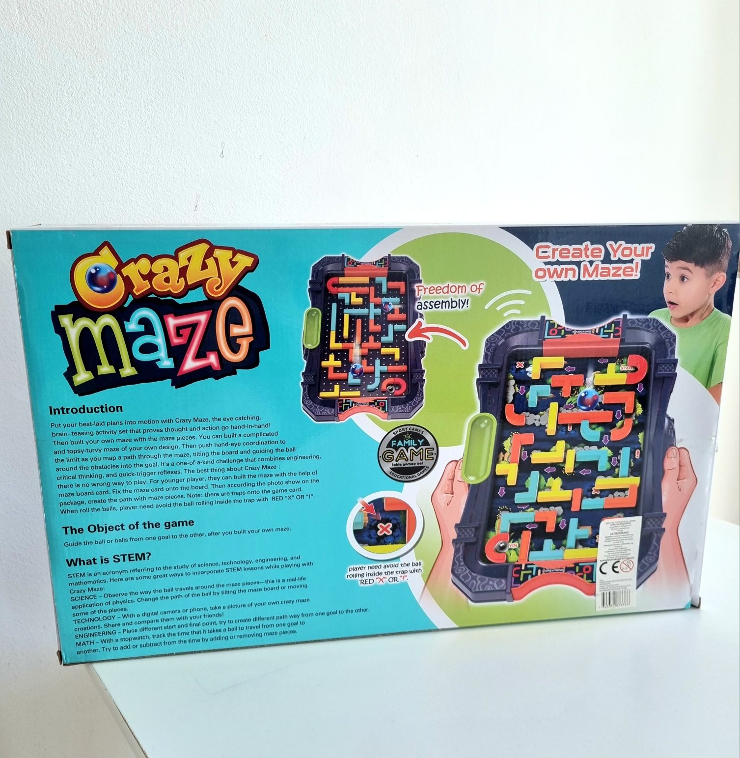 Gra logiczna, labirynt Crazy Maze
