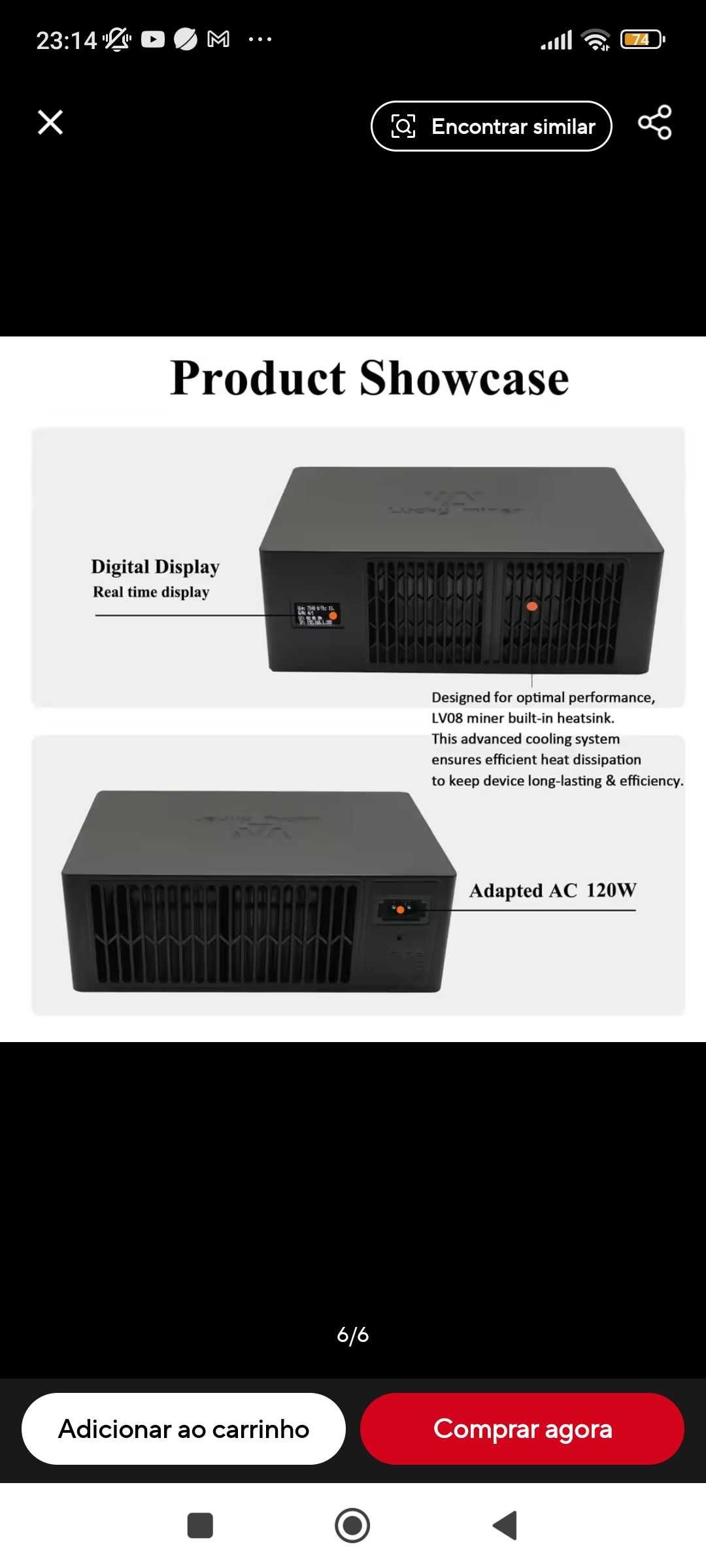 Lucky miner 4.5Th/s novas