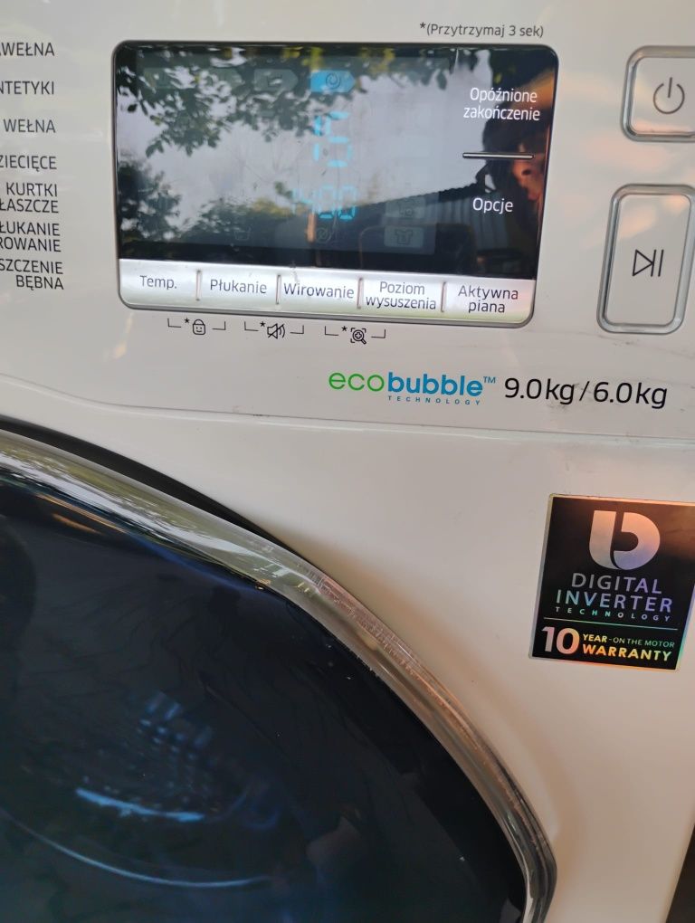 Sprzedam pralkę samsung Eco bubble 9kg wsadu