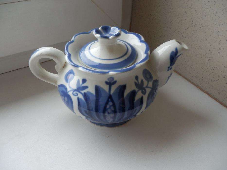 заварочный чайник,под Гжель