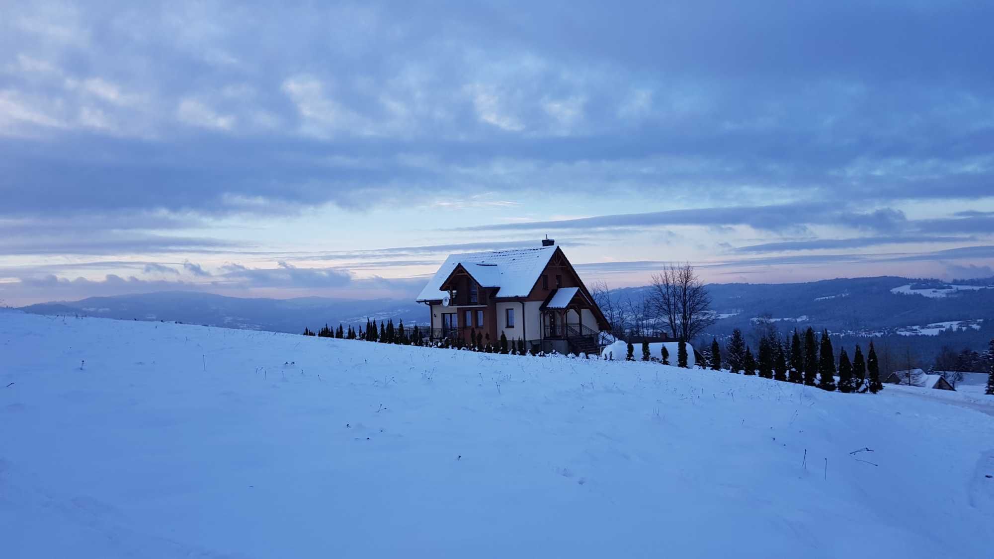 Dom z Jacuzzi willa strefa SPA (balia, sauna) Beskidy Góry wakacje