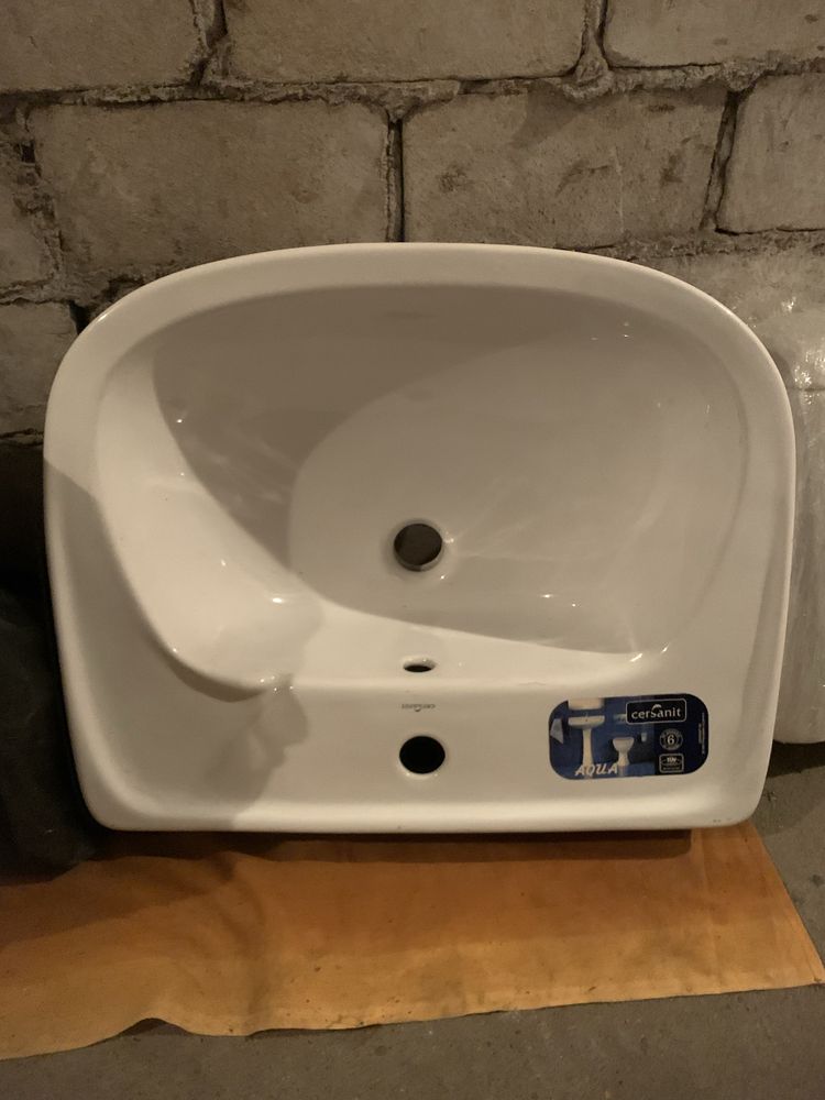 Zestaw umywalka, kompakt wc nowy Cersanit