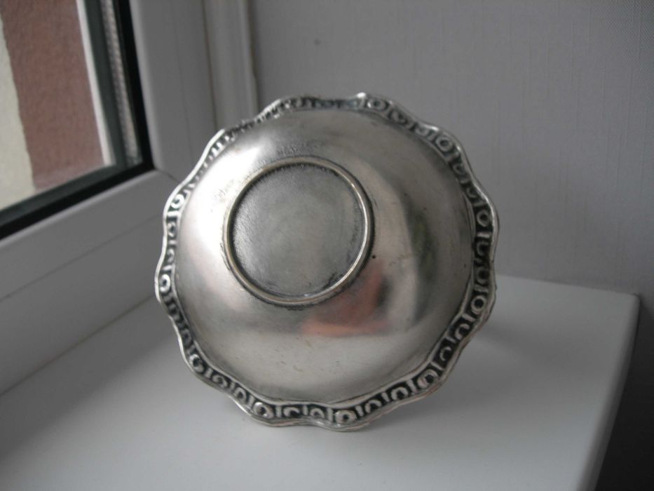 Корзинка с ручкой, конфетница, бронза, Германия