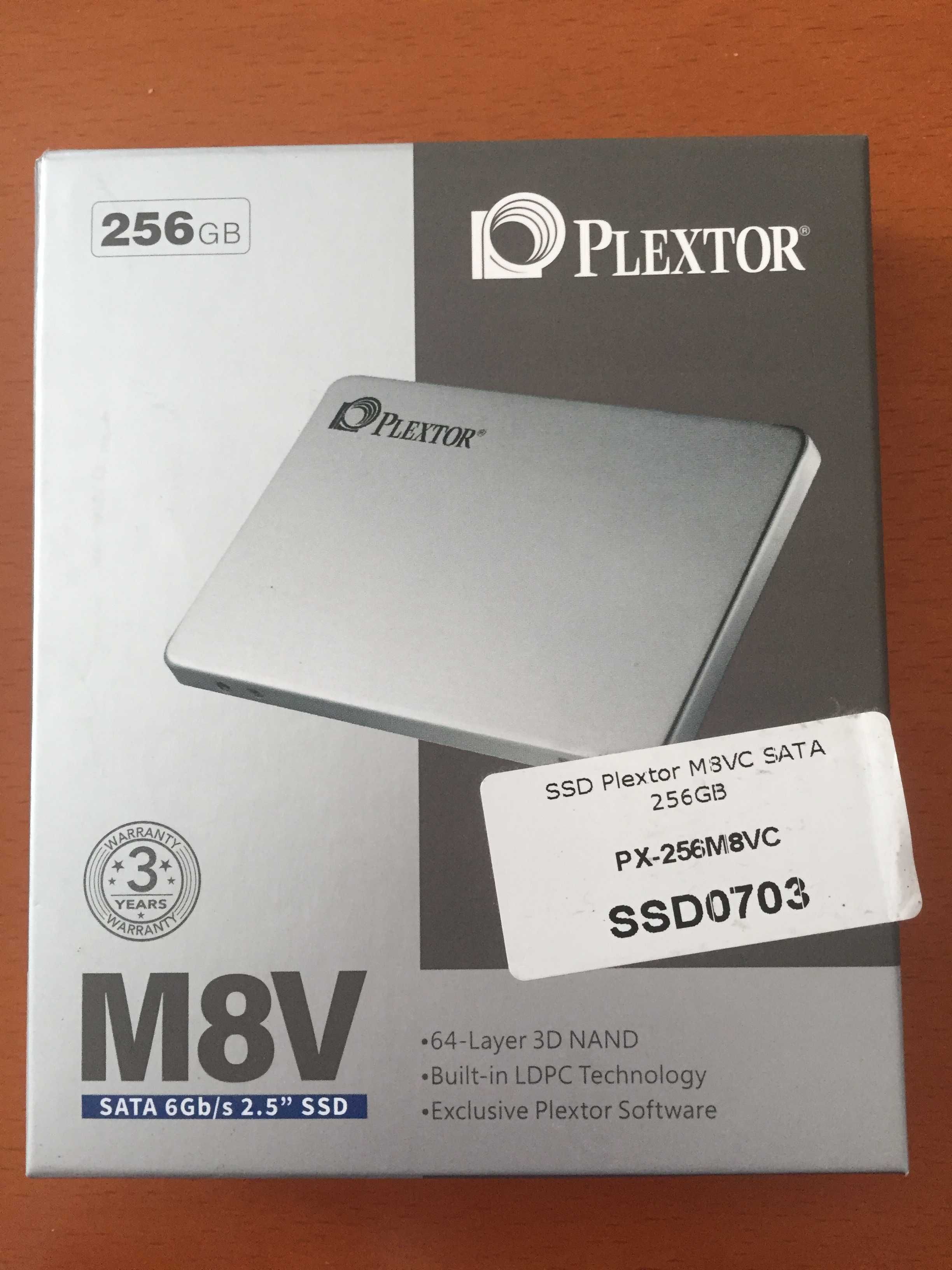 Disco SSD 256GB Plextor - NOVO