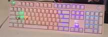 Klawiatura przewodowa Havit KB871L RGB różowa