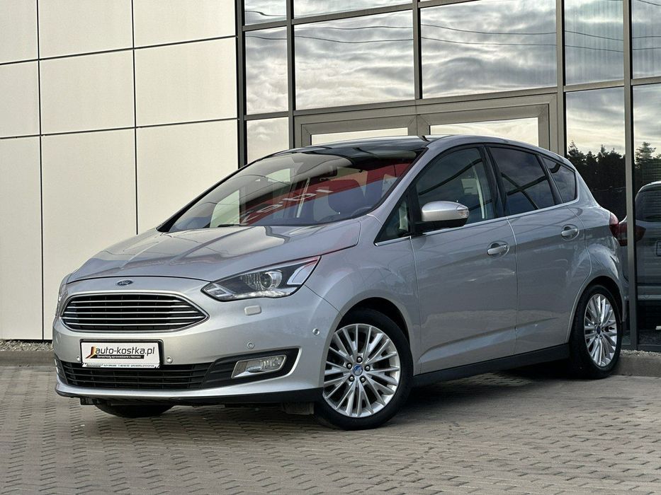 Ford C-MAX 2 kpl opon, Alu, Panorama, Kamera, Ele. klapa, Xenon, Hak, GWARANCJA!