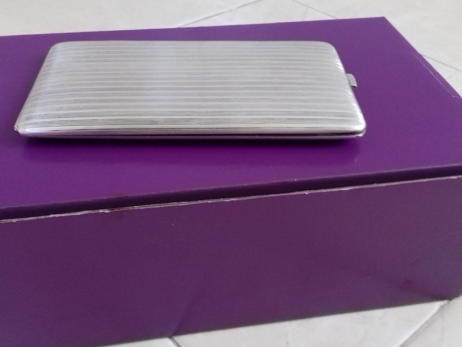 Cigarreira em Prata Javali