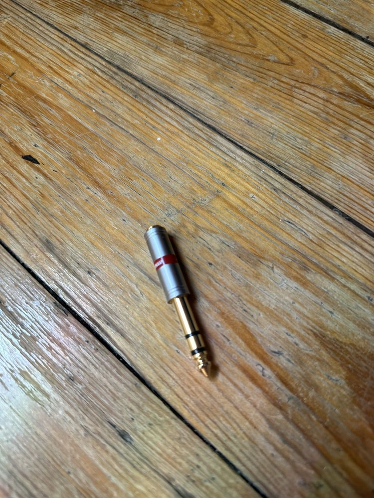 Przejściówka JACK 6,3 STEREO JACK 3,5 4 polowy
