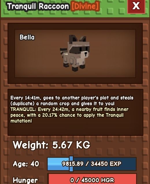 петы grow a garden роблокс