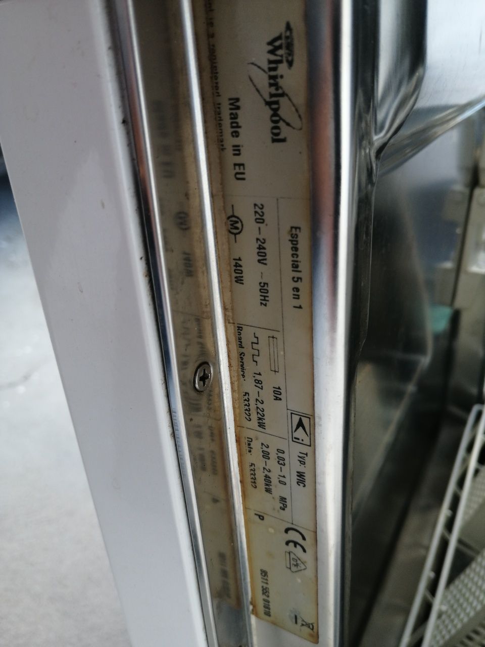 Máquina de lavar loiça whirlpool 5 en 1