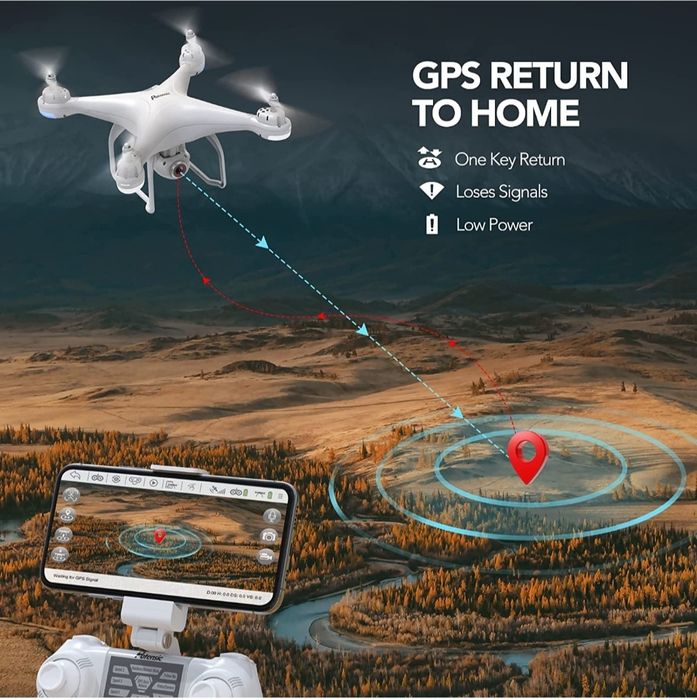 1 Drone Potensic T25 (câmara HD 2K) usado