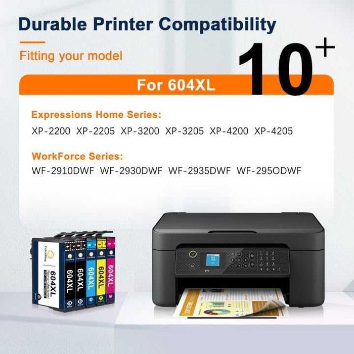 Zestaw wkładów atramentowych ColorKing 604XL do drukarek Epson XP/WF