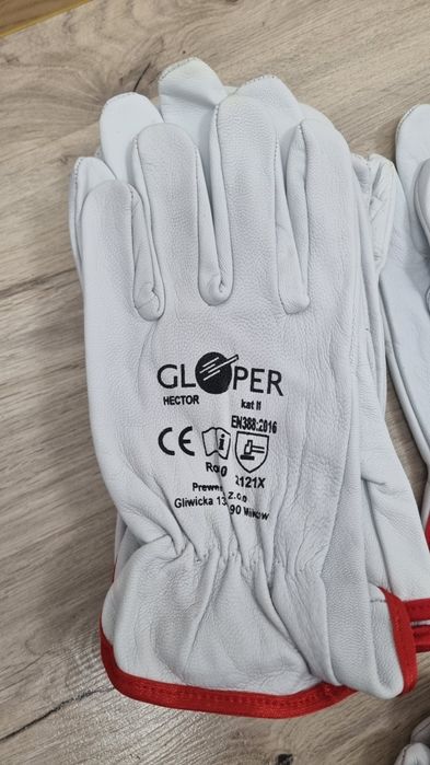 Nowe Rękawice robocze skórzane Gloper