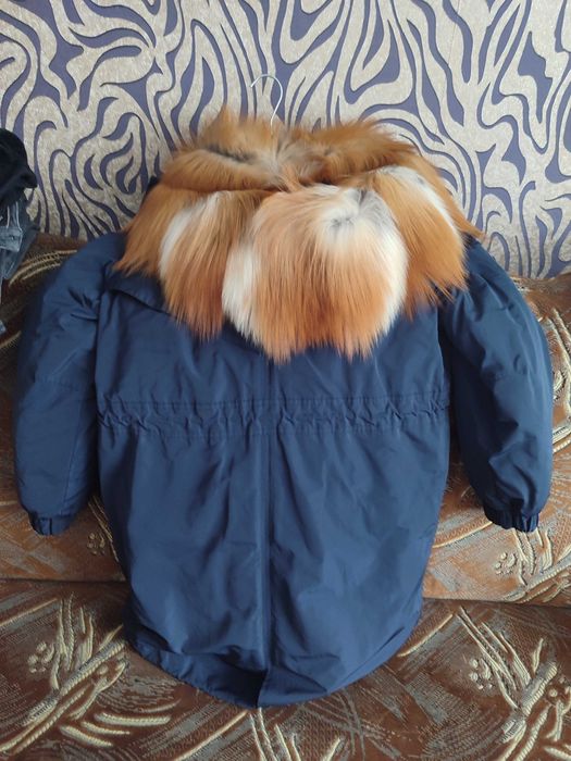 Куртка-парка із натуральним хутром лисиці