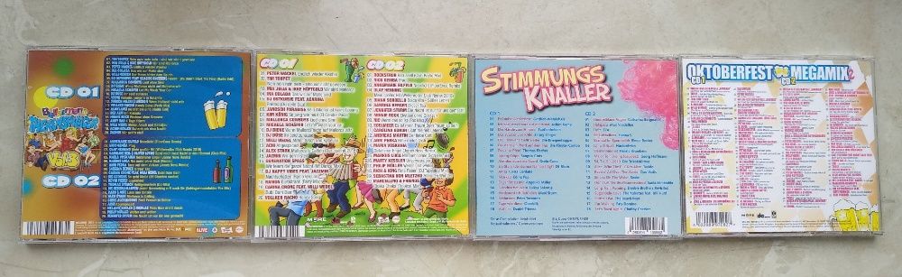 Música indígena + 8 Cd's Com Musica de Festa Alemã + DVDS Brasileiros