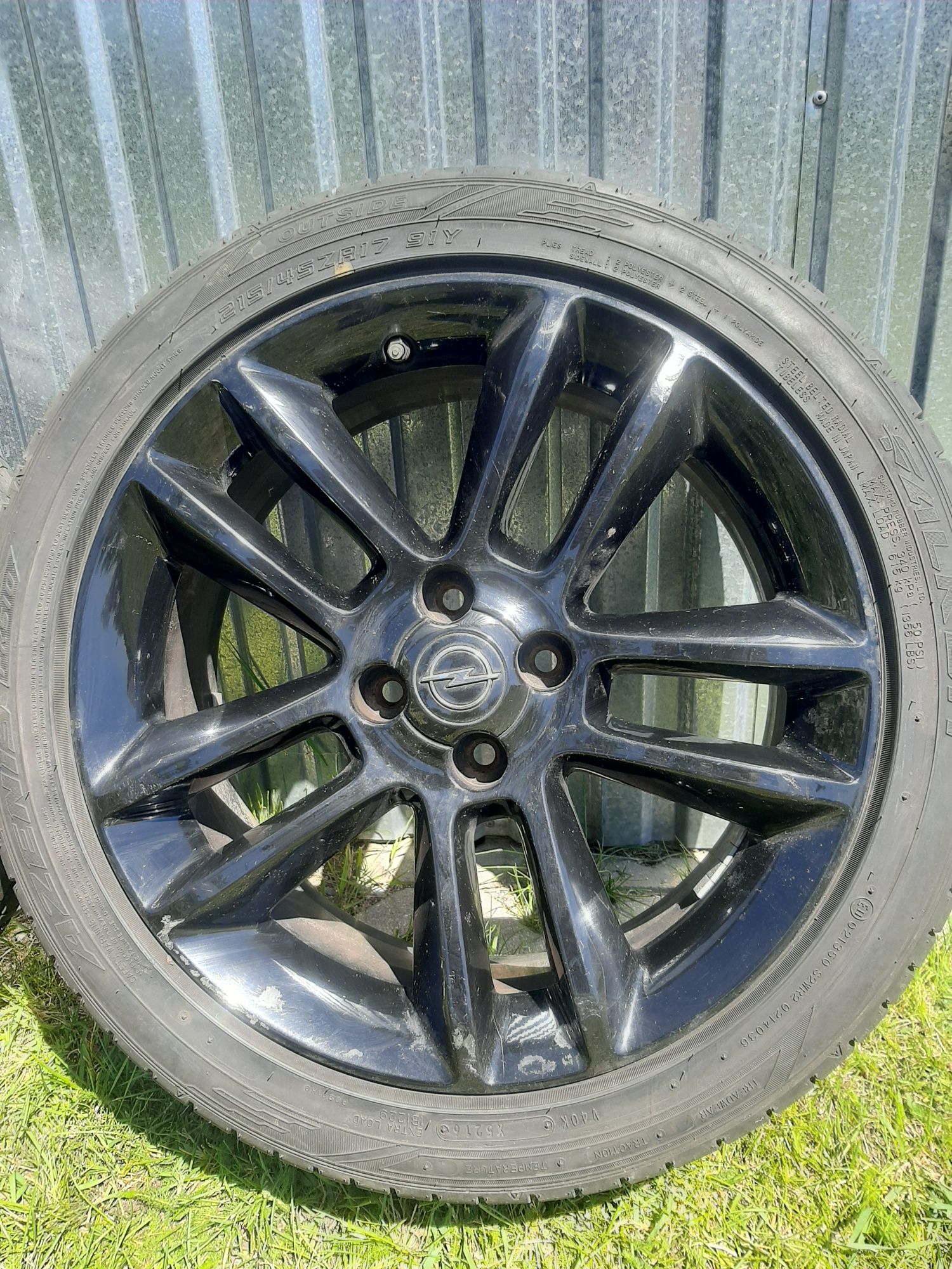 Koła Alu 17" 4x100 7jx17 ET44 Opel Adam, Corsa B C D E, Astra