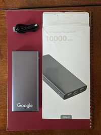 Повербанк на 10000 mah мерч от Google Xiaomi Baseus Samsung Redmi Hoco