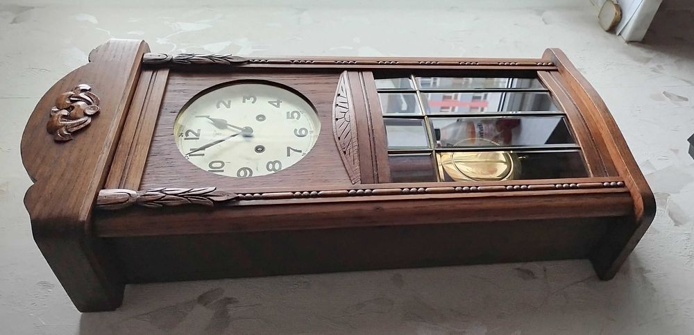 Zegar wiszący MAUTHE 1935r. ładny stan.