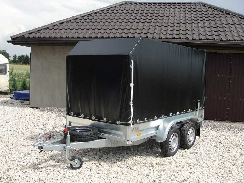 Przyczepka samochodowa SIDECAR 300x156 750 kg Producent - TRANSPORT