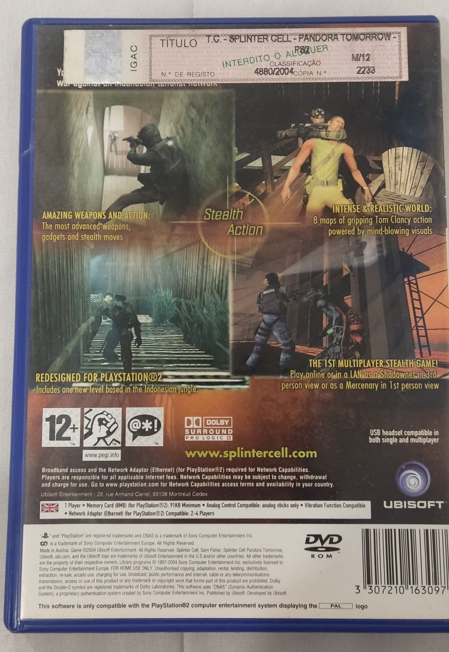 Splinter Cell ps2