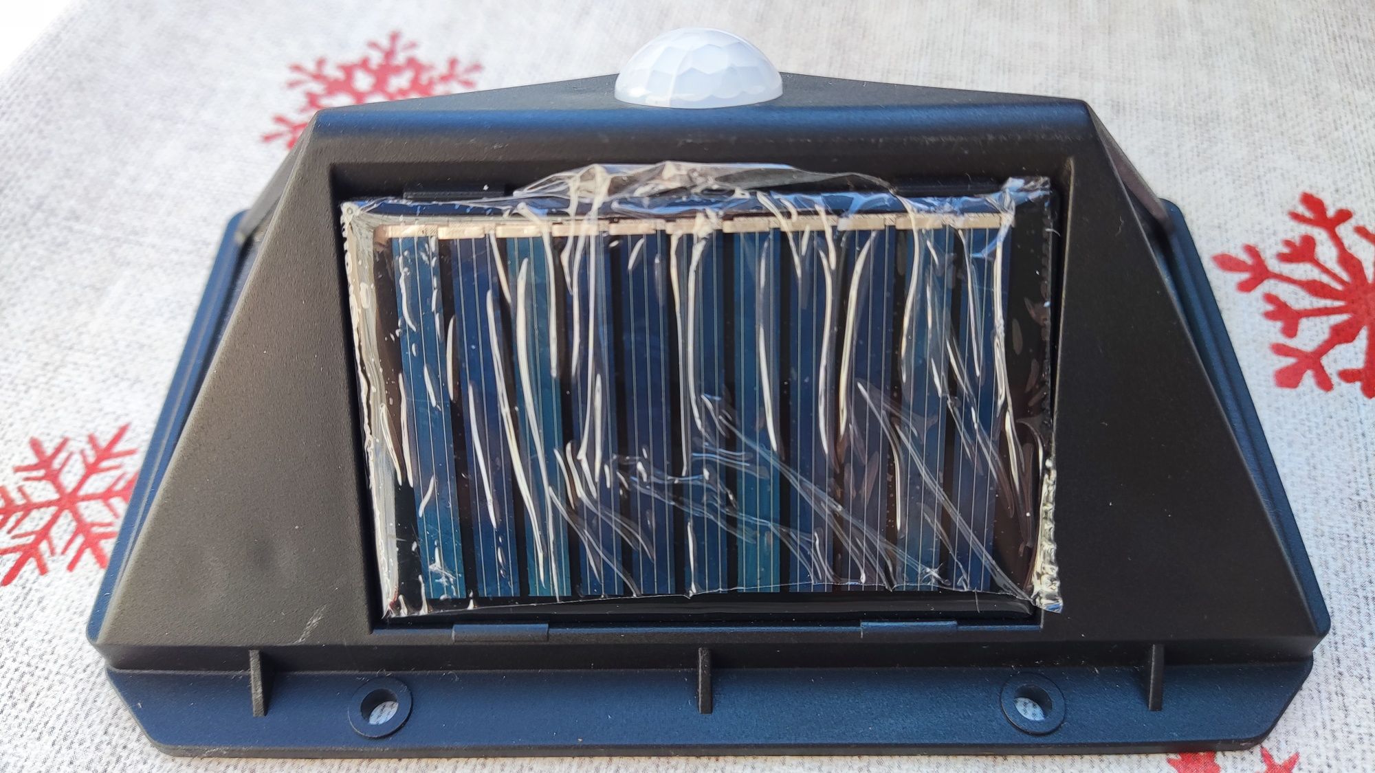 Projetor solar de 100 LED's, Iluminação exterior