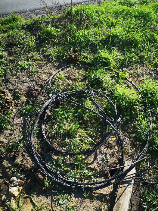 Słup i kabel AsXSn 4x25mm  ok 25-30 metrów