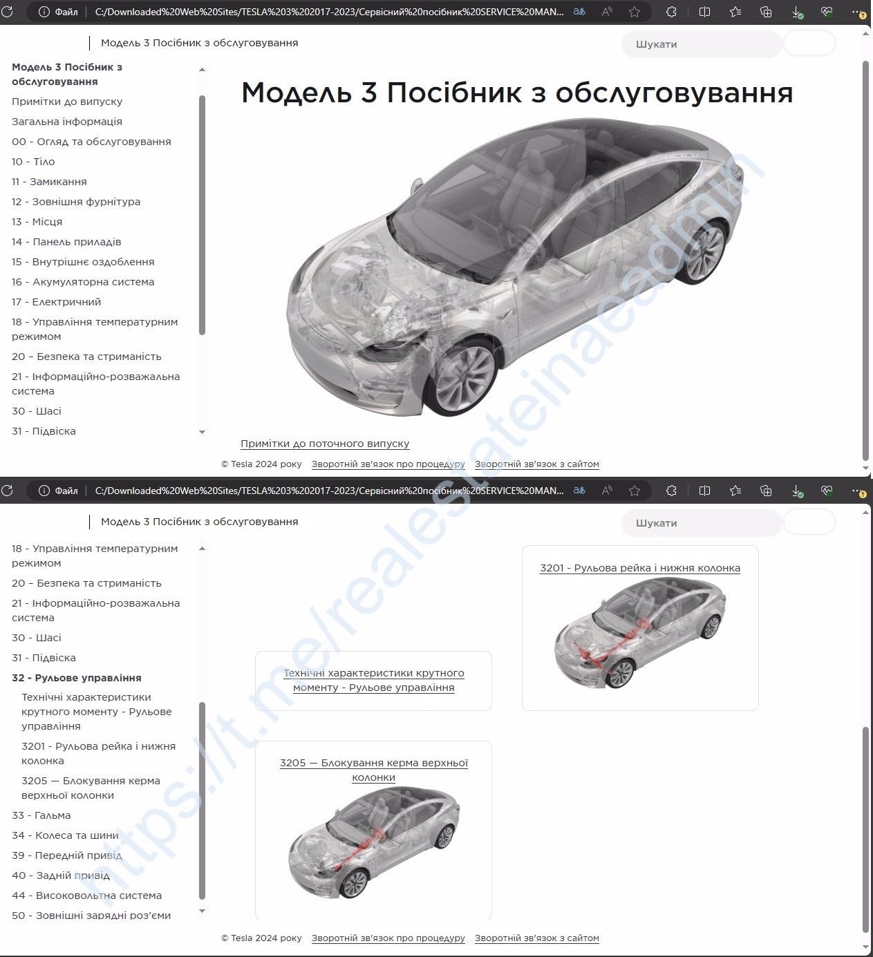 Service Manual Tesla Model 3 2017-2023, Сервіс мануал, інструкція