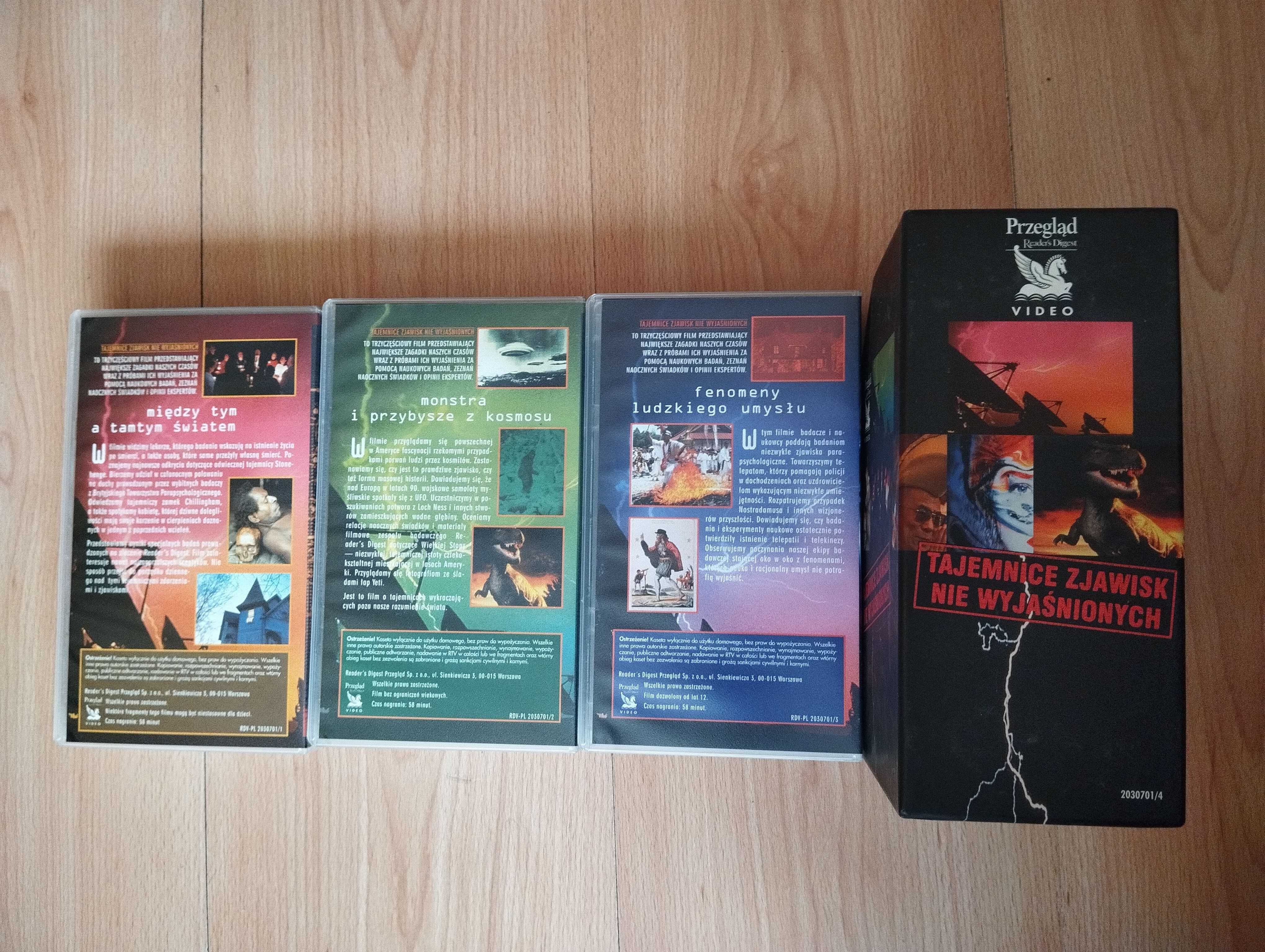 Zestaw kaset VHS 15 sztuk