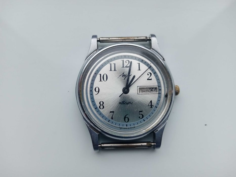 Мужские наручные часы Луч СССР Кварц 2350 Рабочие / Наручні годинники