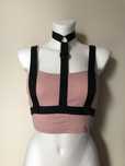 Uprząż harness cosplay pasek techwear szelki choker obroża