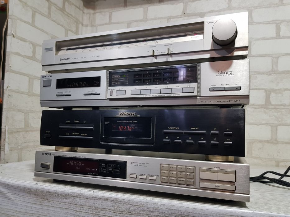 FM/AM тюнери Denon, Hitachi, Soundwave б/у з Німеччини
