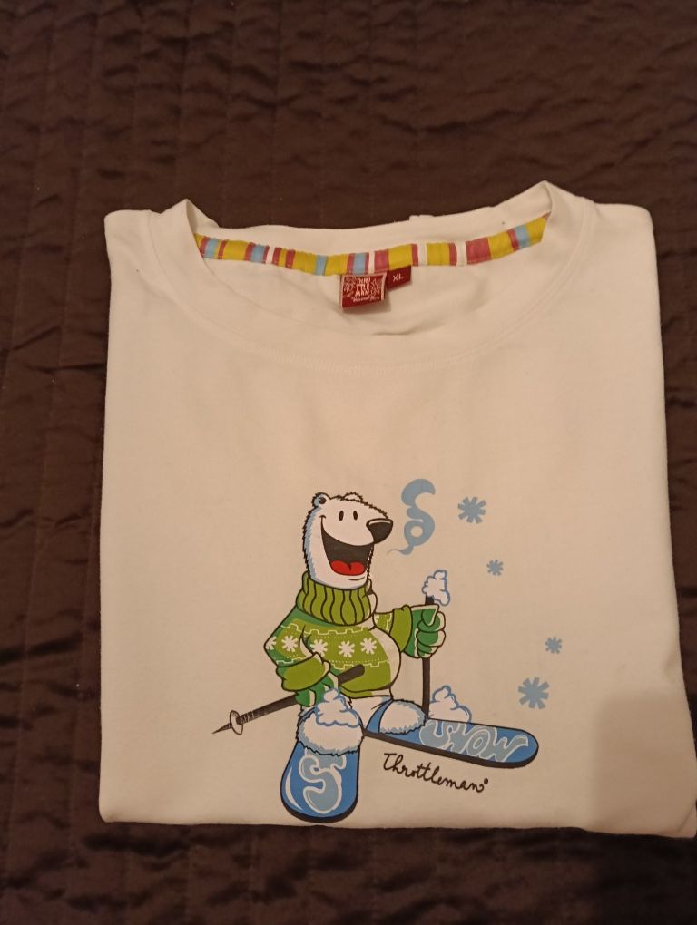 T-shirt em branco da Throttleman