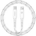 Energea Kabel Nyloflex Usb-C - Lightningc94 Mfi 1.5M Biały/White
