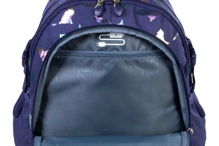 Nowy piękny pojemny 4komorowy plecak 3-7 klasy St Right