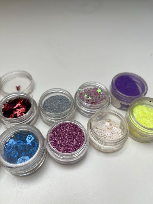 Ozdoby do paznokci! Zestaw 14szt. Nowe + używane