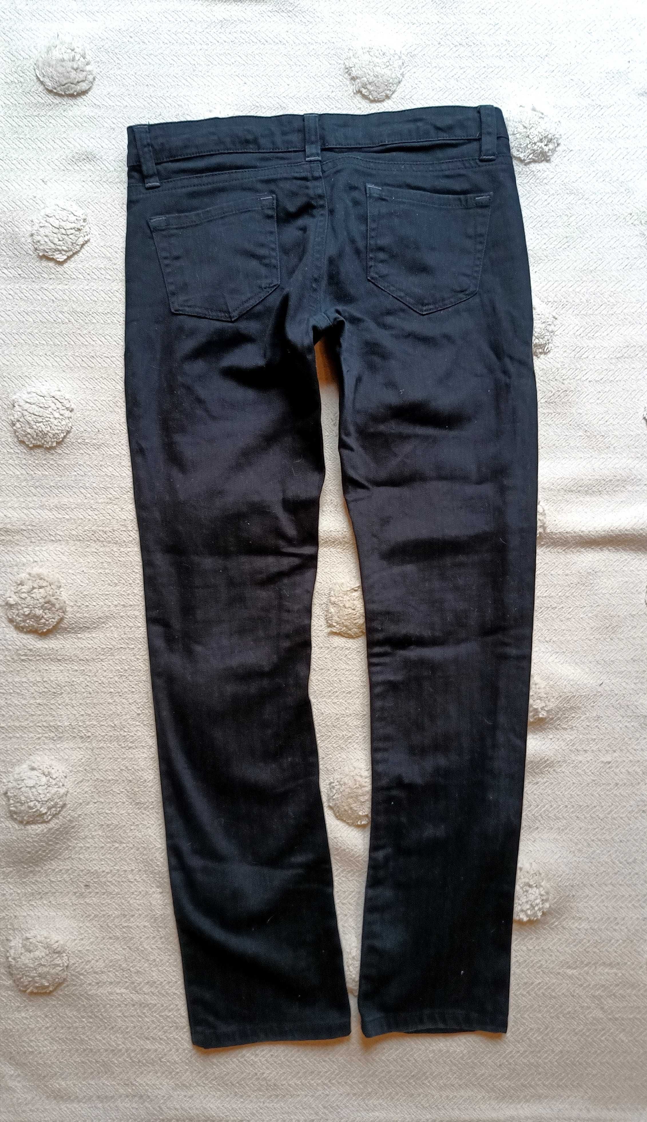 House czarne jeansowe spodnie rozm. 42 XL