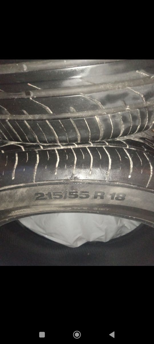 Продается б/у резина 215/55 R 18