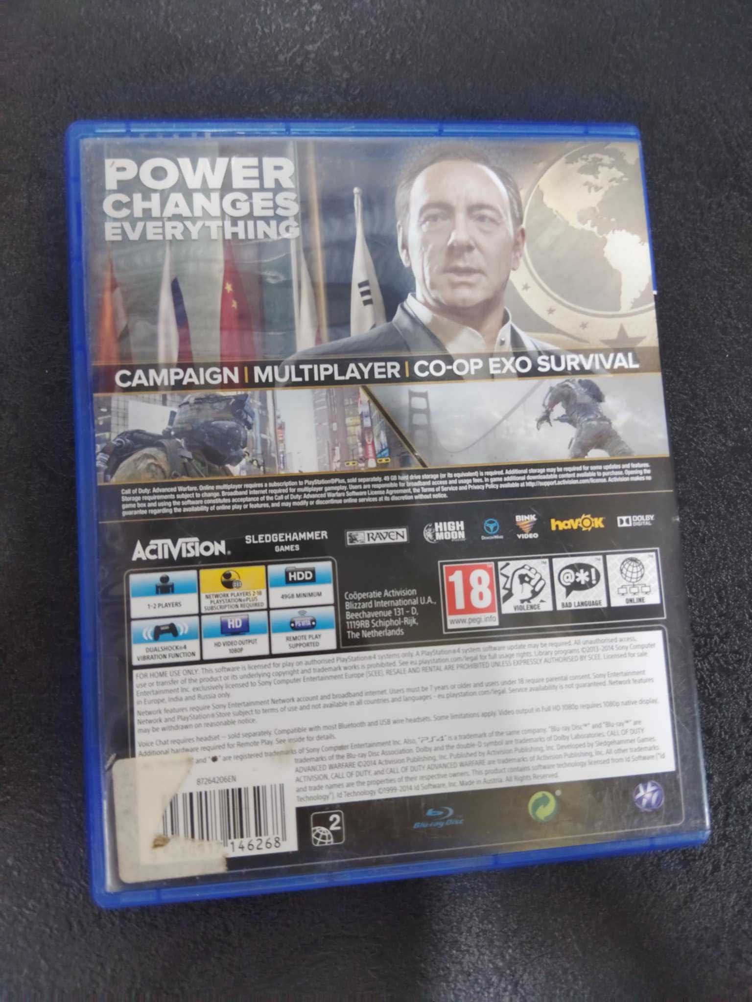 Call of Duty: Advanced Warfare PS4 Angielsku wersja cod aw na konsole