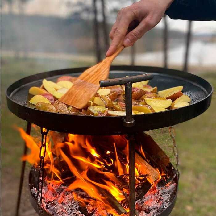 Сковорода із диска для вогня гриль барбекю жаровня садж 40 50 та 60 см