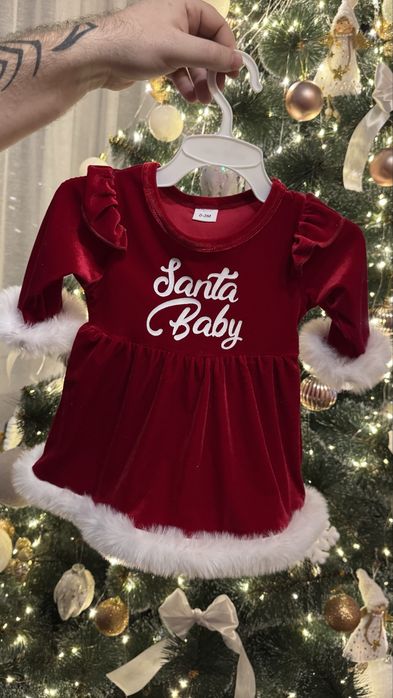 Новорічна сукня для новонародженних