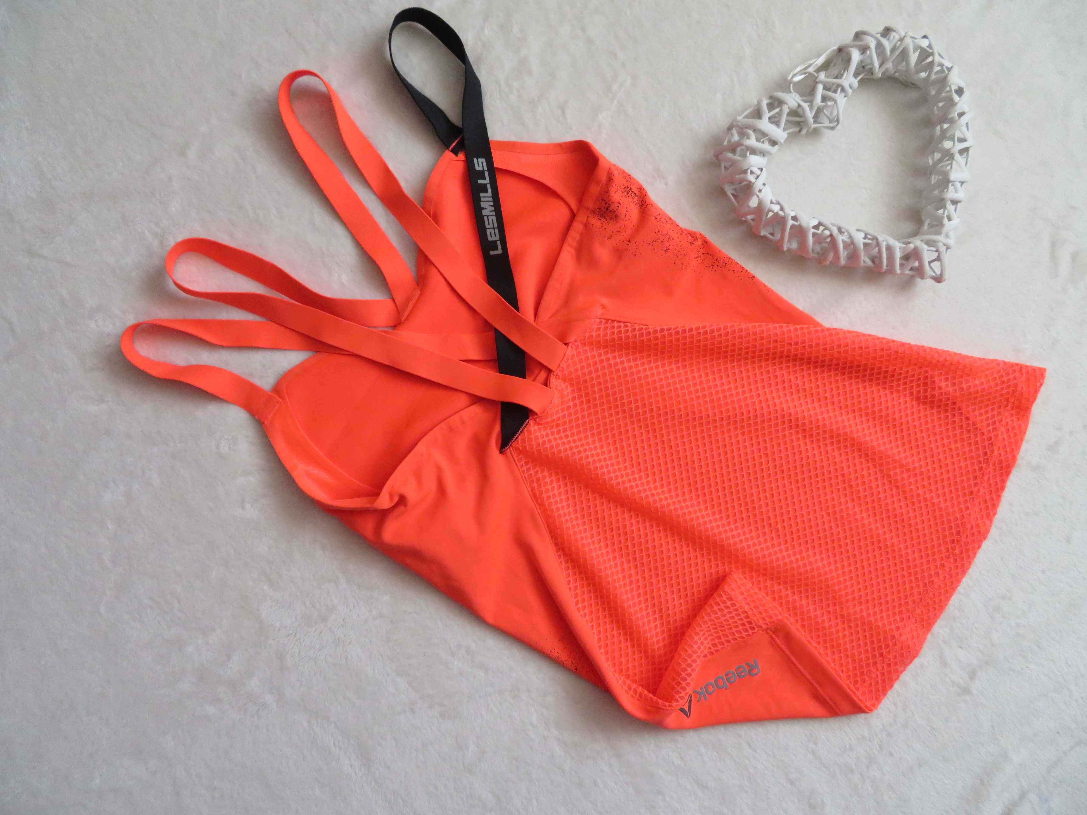 REEBOK  Lesmills   j.NOWA bluzka damska sportowa koszulka top   36 S